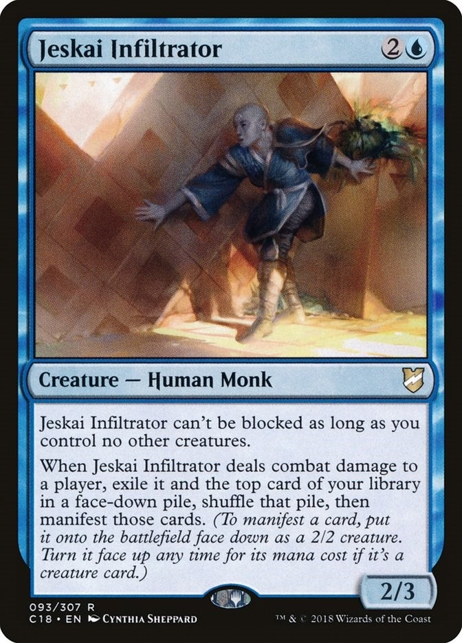 Image for Jeskai Infiltrator (93) (Commander 2018) (C18) - Magic: The Gathering
