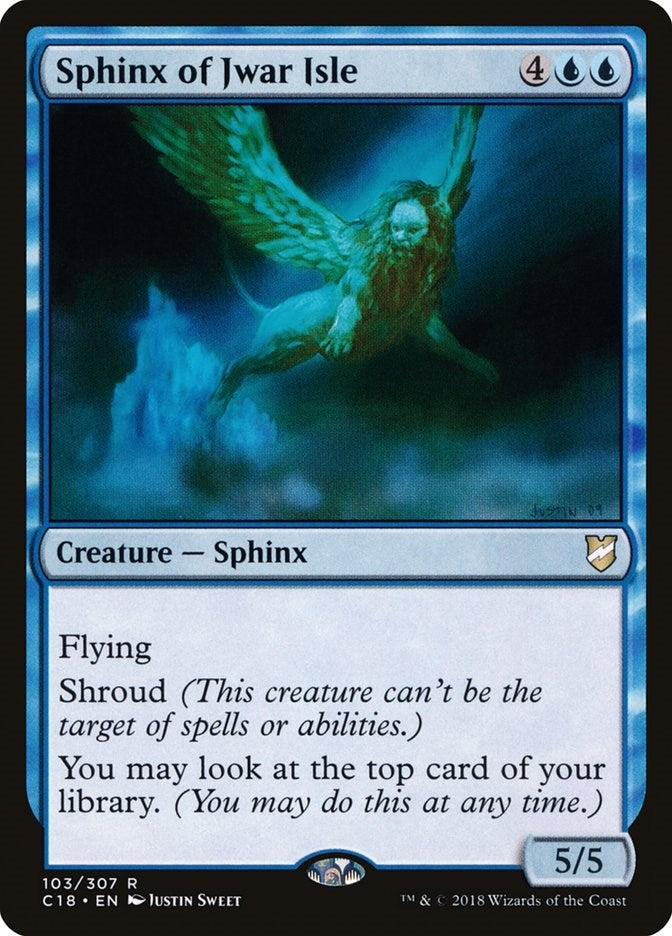 Image for Sphinx of Jwar Isle (103) (Commander 2018) (C18) - Magic: The Gathering