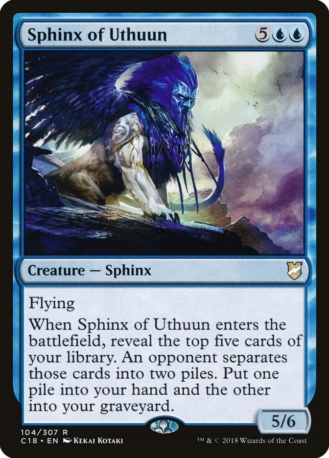 Image for Sphinx of Uthuun (104) (Commander 2018) (C18) - Magic: The Gathering