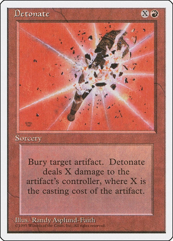 Image for Detonate (Fourth Edition) (4ED) - Magic: The Gathering