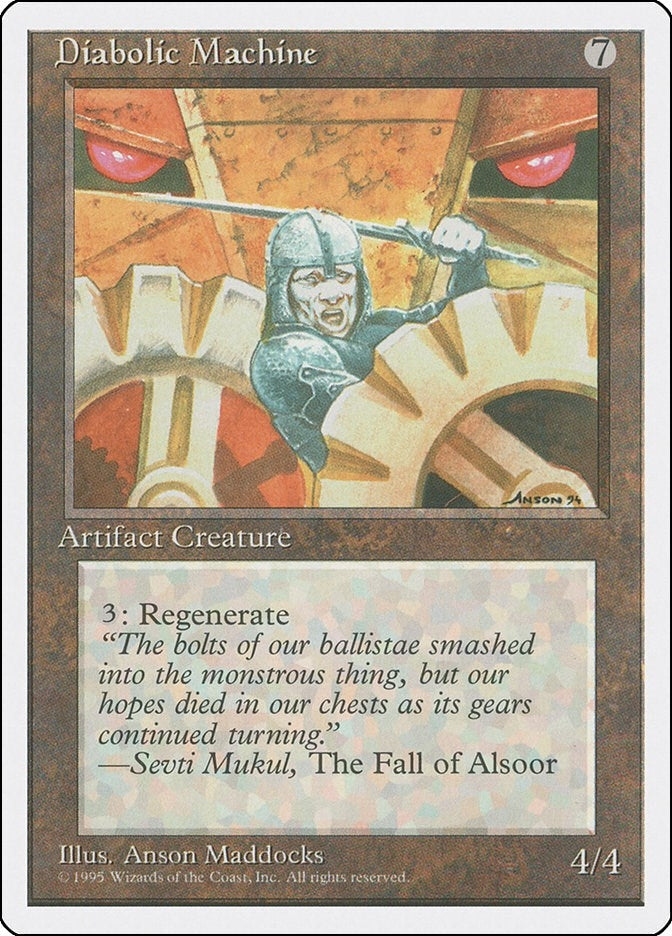 Image for Diabolic Machine (Fourth Edition) (4ED) - Magic: The Gathering