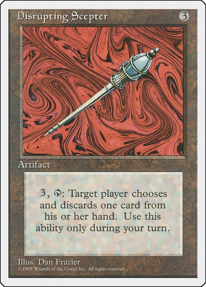 Image for Disrupting Scepter (Fourth Edition) (4ED) - Magic: The Gathering