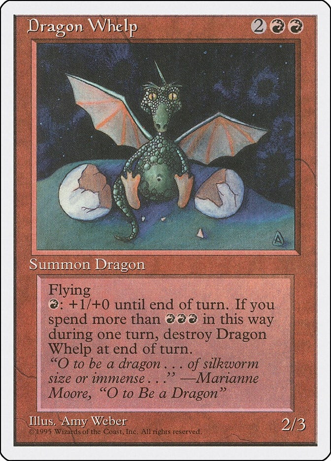 Image for Dragon Whelp (Fourth Edition) (4ED) - Magic: The Gathering