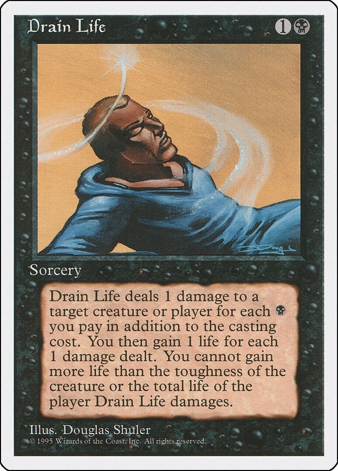 Image for Drain Life (16) (Fourth Edition) (4ED) - Magic: The Gathering