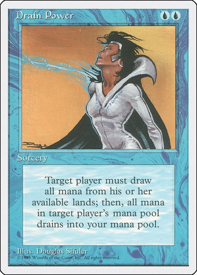 Image for Drain Power (67) (Fourth Edition) (4ED) - Magic: The Gathering