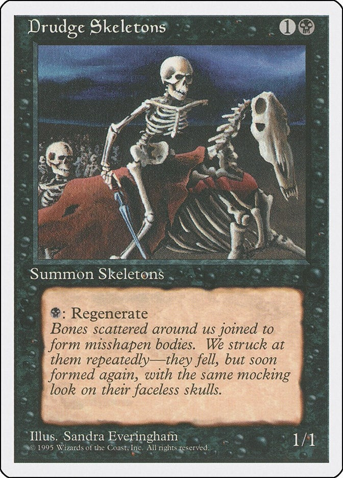 Image for Drudge Skeletons (Fourth Edition) (4ED) - Magic: The Gathering