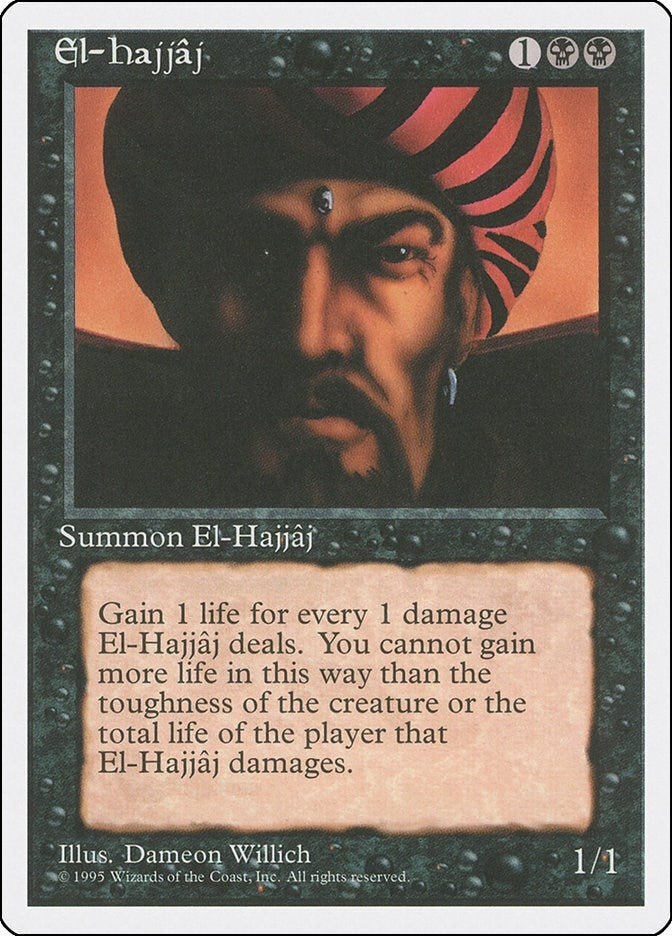 Image for El-Hajjaj (18) (Fourth Edition) (4ED) - Magic: The Gathering
