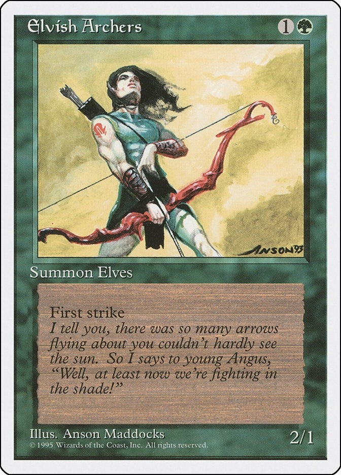 Image for Elvish Archers (127) (Fourth Edition) (4ED) - Magic: The Gathering