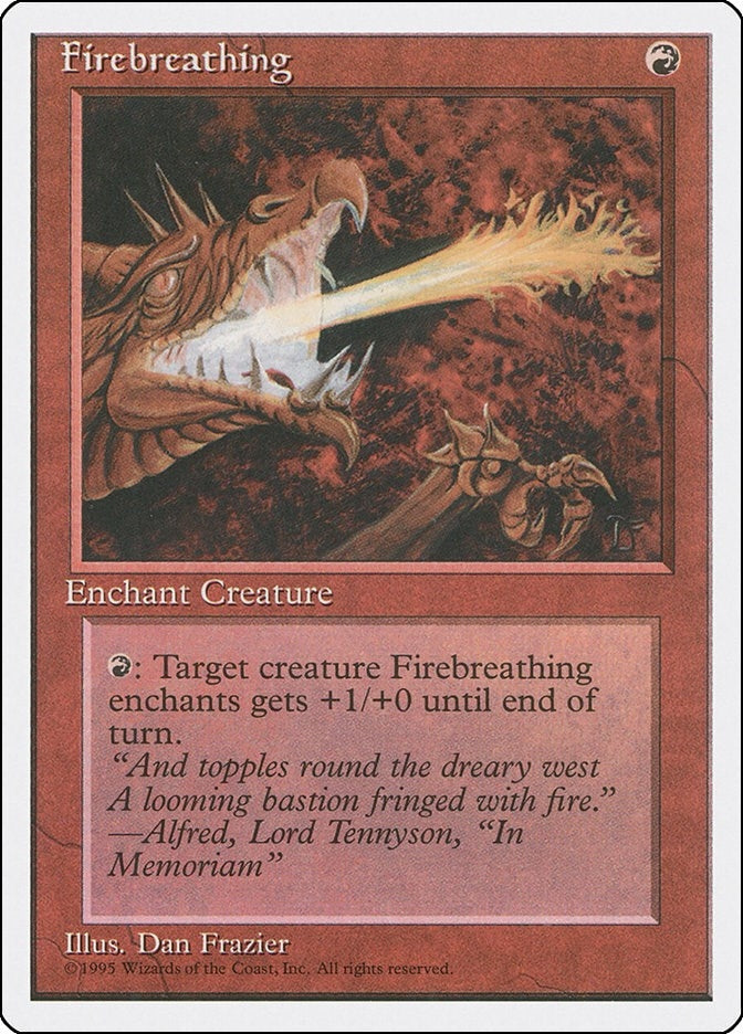 Image for Firebreathing (Fourth Edition) (4ED) - Magic: The Gathering