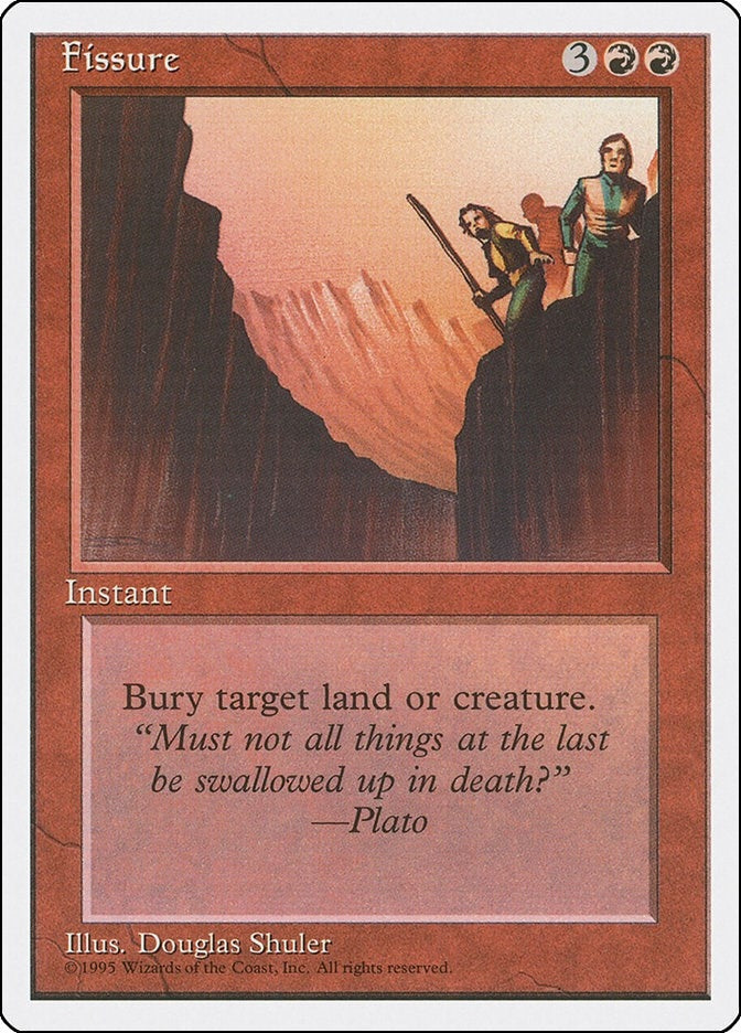 Image for Fissure (Fourth Edition) (4ED) - Magic: The Gathering