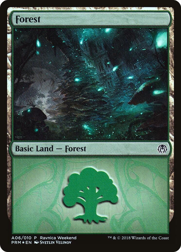 Image for Forest - Golgari (A06) (6) (Launch Party & Release Event Promos) (LARP) - Magic: The Gathering