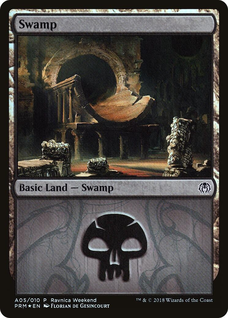 Image for Swamp - Golgari (A05) (5) (Launch Party & Release Event Promos) (LARP) - Magic: The Gathering