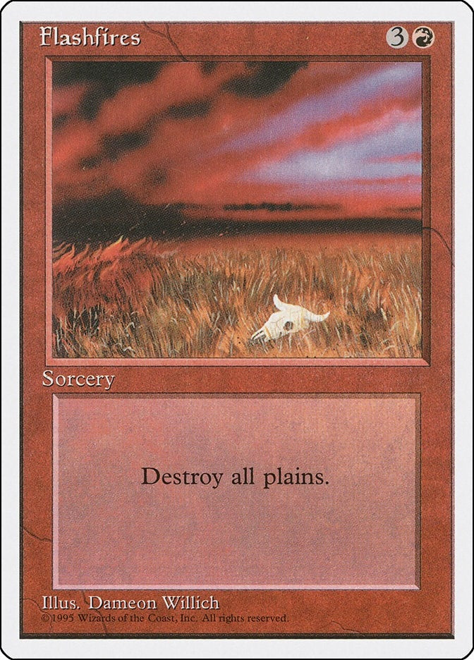 Image for Flashfires (Fourth Edition) (4ED) - Magic: The Gathering