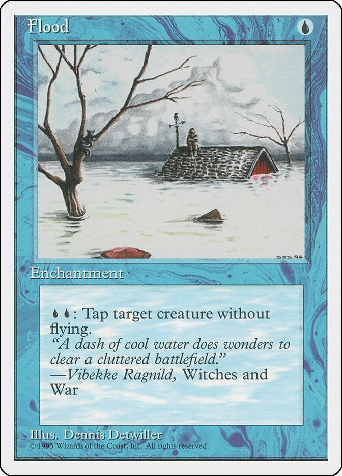 Image for Flood (Fourth Edition) (4ED) - Magic: The Gathering