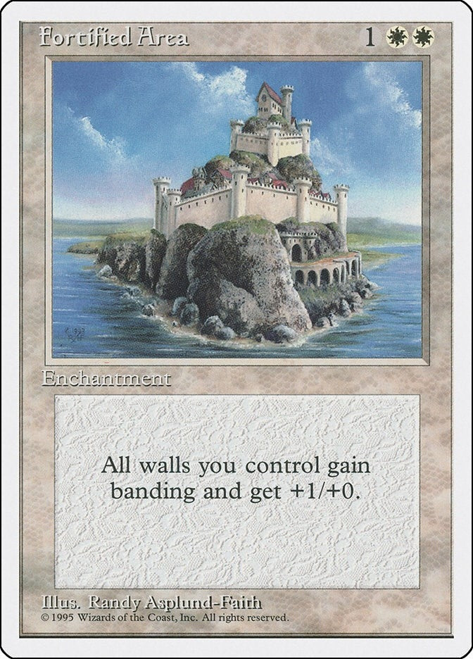 Image for Fortified Area (Fourth Edition) (4ED) - Magic: The Gathering
