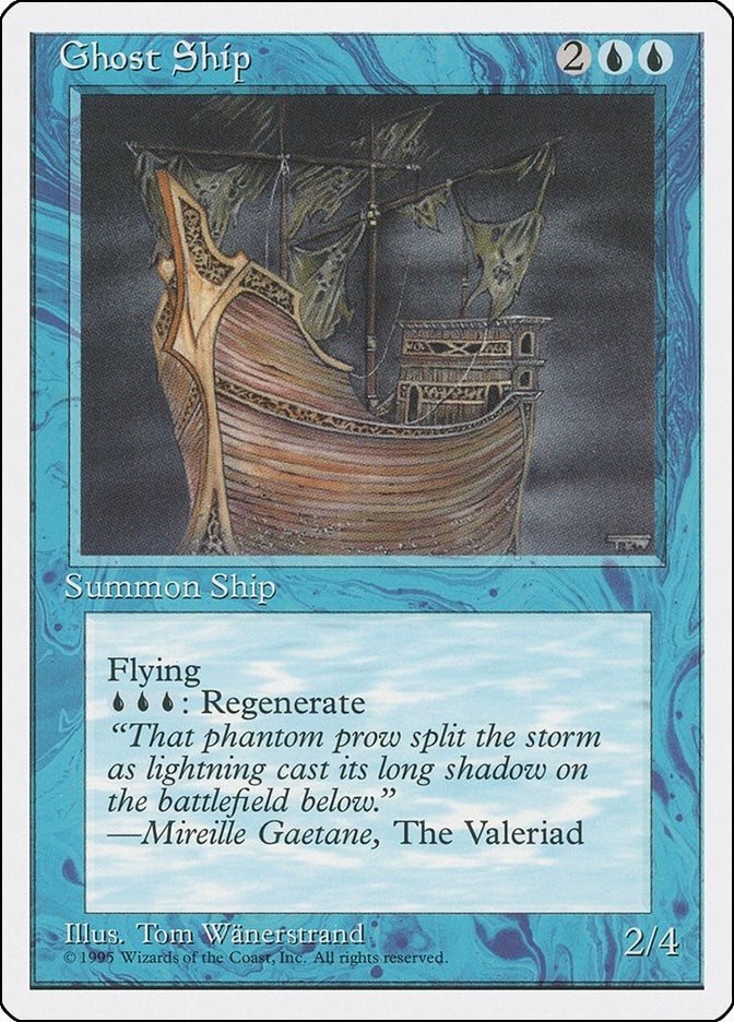 Image for Ghost Ship (Fourth Edition) (4ED) - Magic: The Gathering