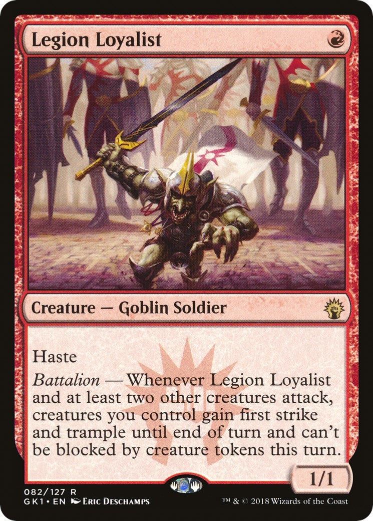 Image for Legion Loyalist (82) (Guilds of Ravnica: Guild Kits) (GR1) - Magic: The Gathering