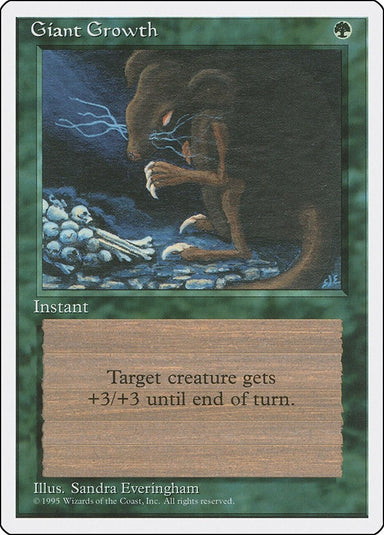 Image for Giant Growth (Fourth Edition) (4ED) - Magic: The Gathering