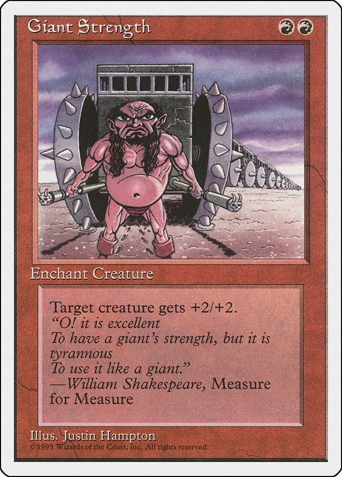 Image for Giant Strength (Fourth Edition) (4ED) - Magic: The Gathering