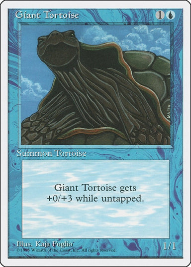 Image for Giant Tortoise (Fourth Edition) (4ED) - Magic: The Gathering