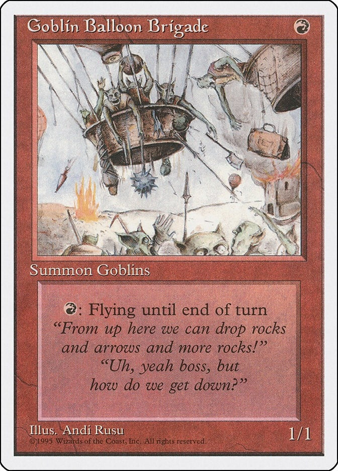 Image for Goblin Balloon Brigade (Fourth Edition) (4ED) - Magic: The Gathering