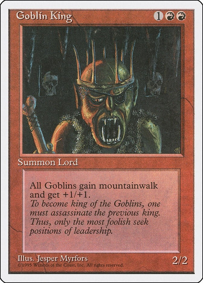 Image for Goblin King (Fourth Edition) (4ED) - Magic: The Gathering