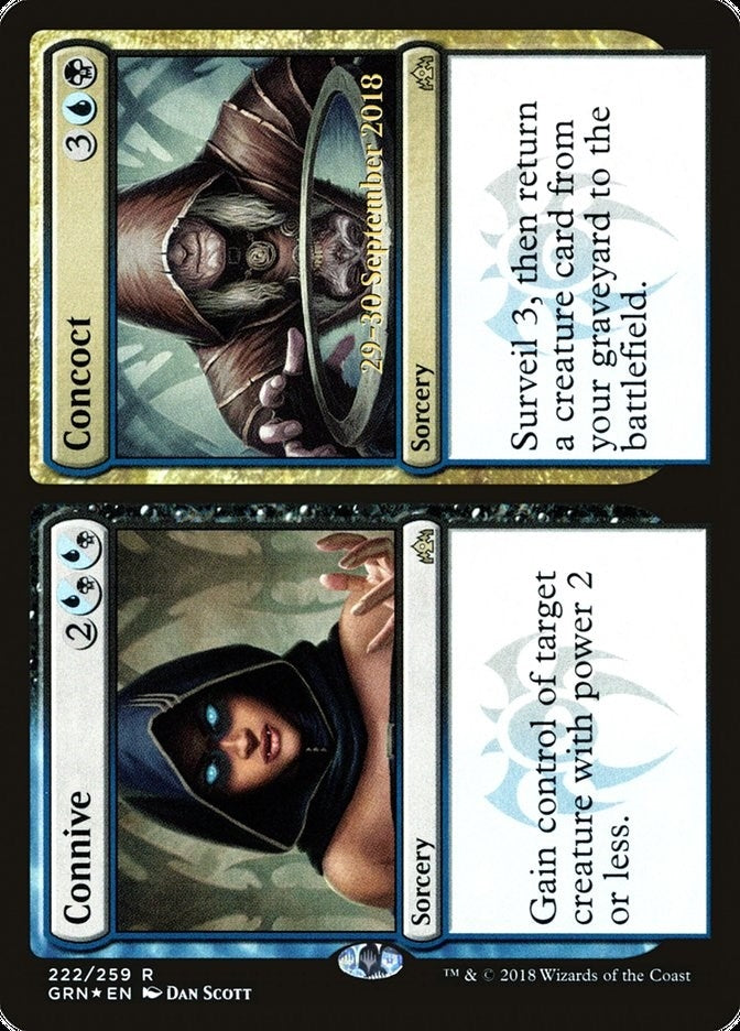 Image for Connive // Concoct (222) (Prerelease Cards) (PRE) - Magic: The Gathering