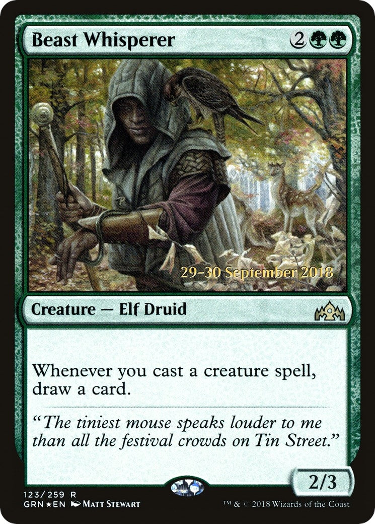Image for Beast Whisperer (123) (Prerelease Cards) (PRE) - Magic: The Gathering