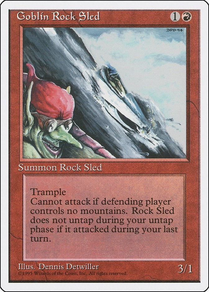 Image for Goblin Rock Sled (Fourth Edition) (4ED) - Magic: The Gathering