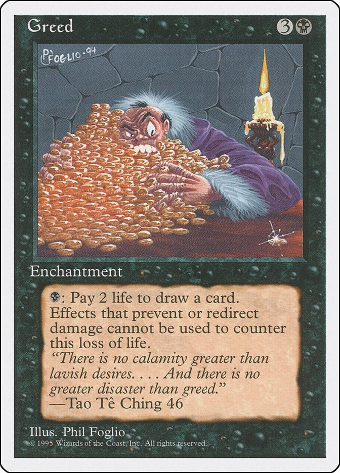 Image for Greed (Fourth Edition) (4ED) - Magic: The Gathering