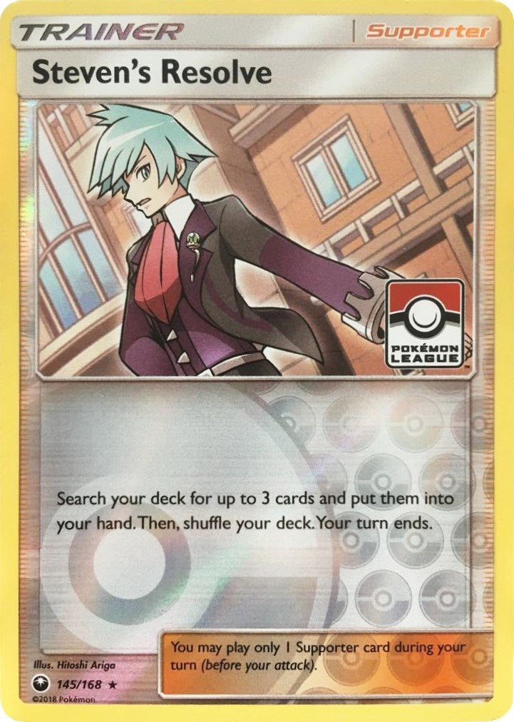 Steven's Resolve - 145/168 (Pokemon League) (145/168) (League & Championship Cards)
