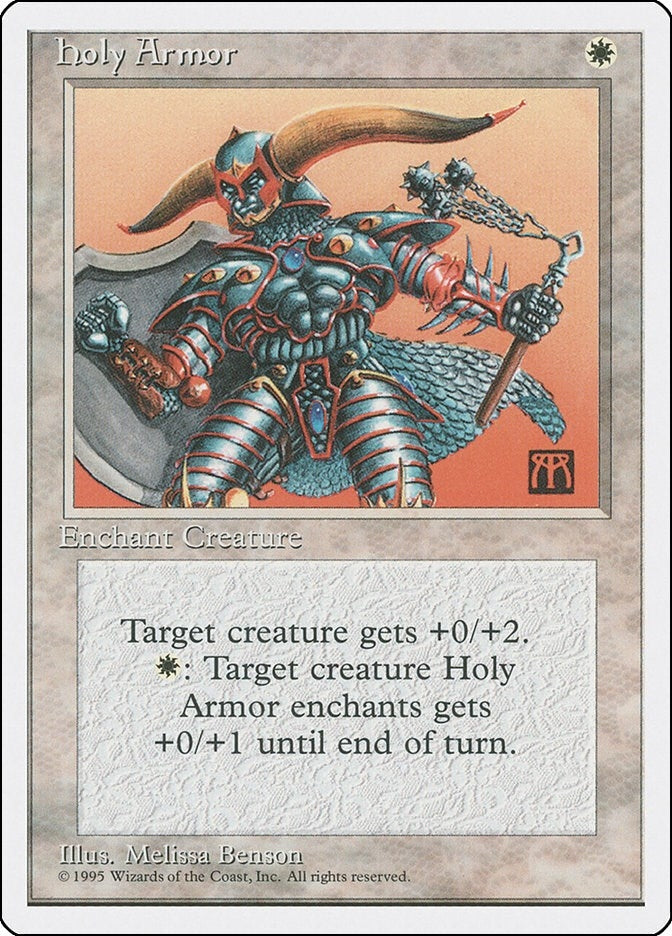 Image for Holy Armor (Fourth Edition) (4ED) - Magic: The Gathering