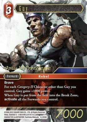 Image for Guy (Prerelease Promo) (PR-031/6-003H) (FF: Promo Cards) (PR) - Final Fantasy TCG