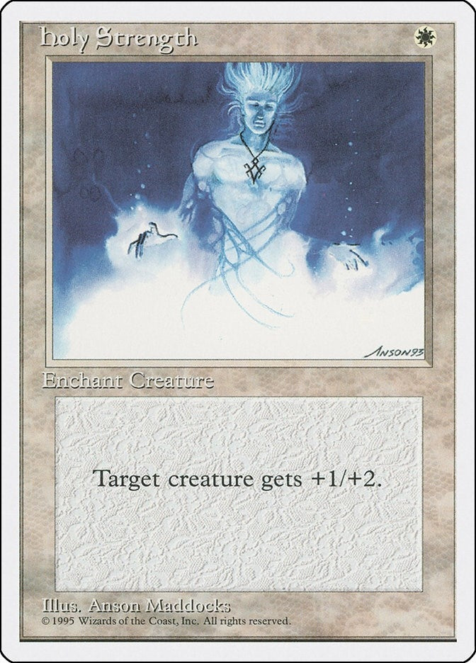 Image for Holy Strength (Fourth Edition) (4ED) - Magic: The Gathering