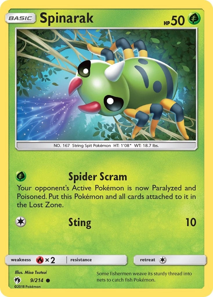 Spinarak (9/214) (SM - Lost Thunder)
