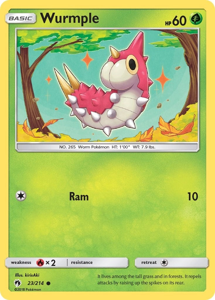 Wurmple (23) (23/214) (SM - Lost Thunder)