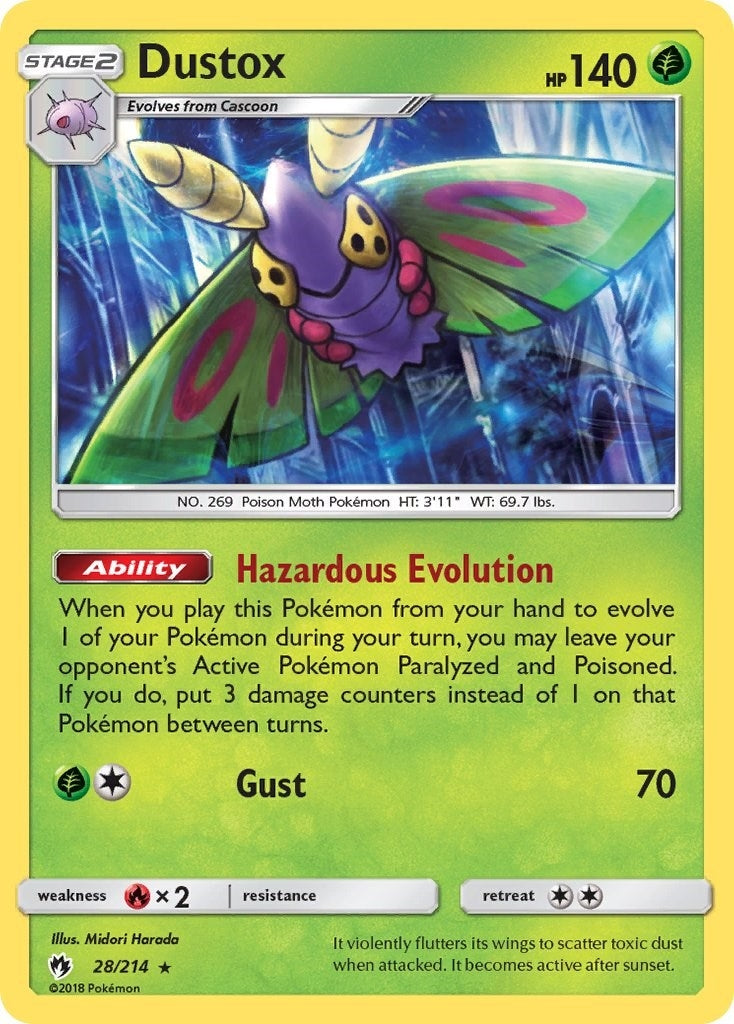 Dustox (28/214) (SM - Lost Thunder)