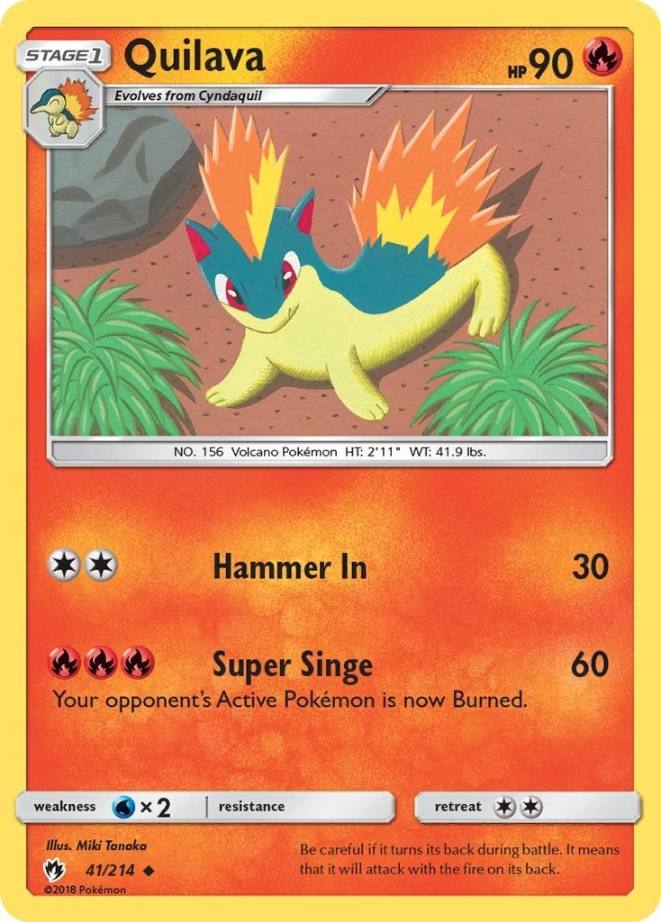 Quilava (41/214) (SM - Lost Thunder)