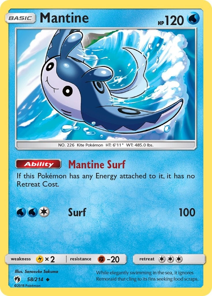 Mantine (58/214) (SM - Lost Thunder)