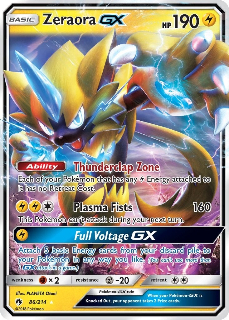 Zeraora GX (86/214) (SM - Lost Thunder)