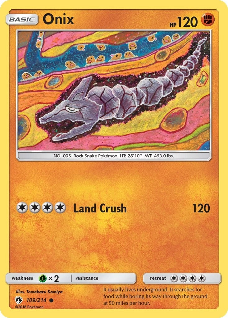 Onix (109/214) (SM - Lost Thunder)