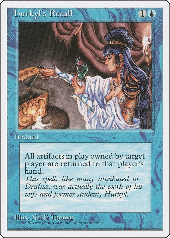 Image for Hurkyl's Recall (77) (Fourth Edition) (4ED) - Magic: The Gathering