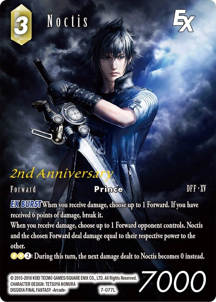 Image for Noctis EX (2nd Anniversary) (PR-039/7-077L) (FF: Promo Cards) (PR) - Final Fantasy TCG