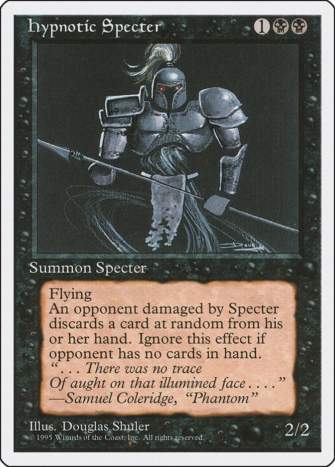 Image for Hypnotic Specter (26) (Fourth Edition) (4ED) - Magic: The Gathering