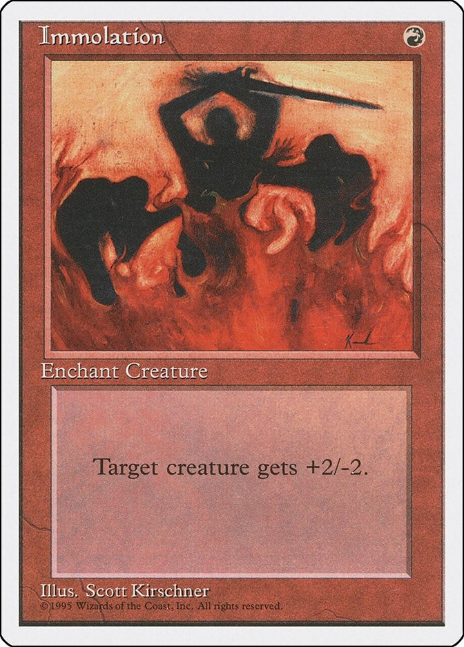 Image for Immolation (Fourth Edition) (4ED) - Magic: The Gathering
