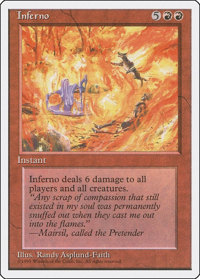 Image for Inferno (Fourth Edition) (4ED) - Magic: The Gathering
