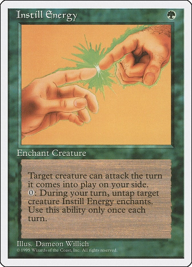 Image for Instill Energy (Fourth Edition) (4ED) - Magic: The Gathering