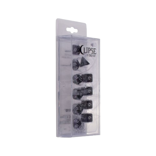 Eclipse 11 Dice Set: Jet Black