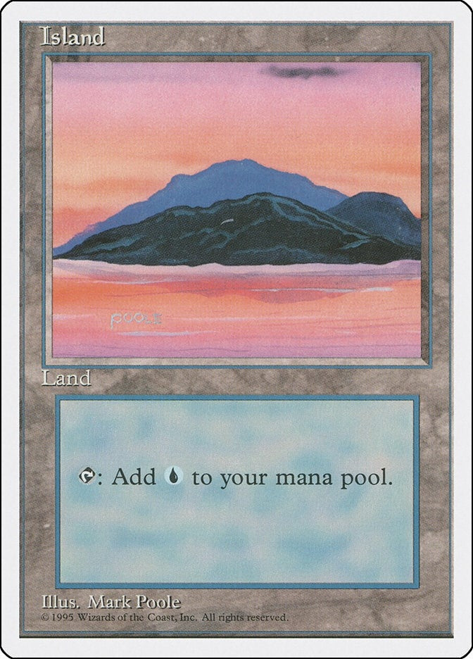 Image for Island (C) (180) (Fourth Edition) (4ED) - Magic: The Gathering
