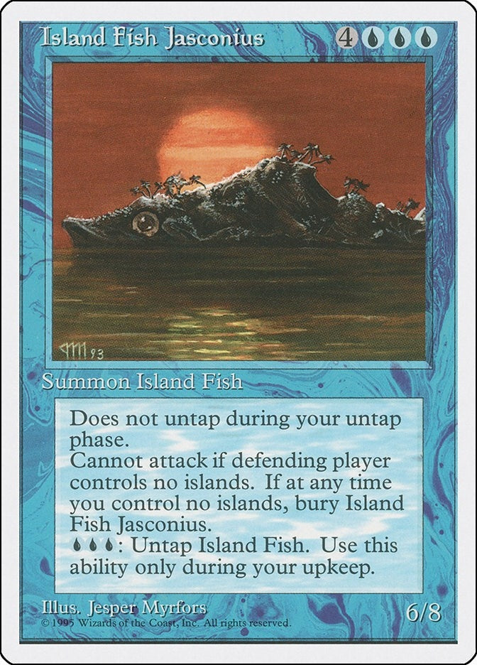 Image for Island Fish Jasconius (Fourth Edition) (4ED) - Magic: The Gathering